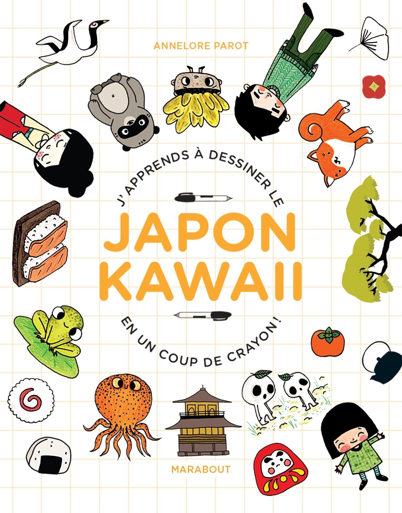 Coloring / Drawing: I'm learning to draw kawaii Japan