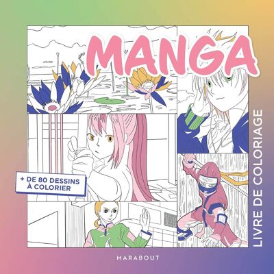 Libro - Libro para colorear manga