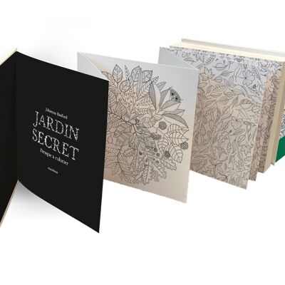 Libro - Giardino segreto - Pagina da colorare