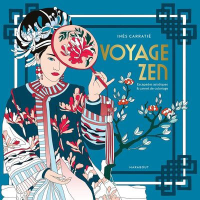 Páginas para colorear de viajes zen - Libro para colorear