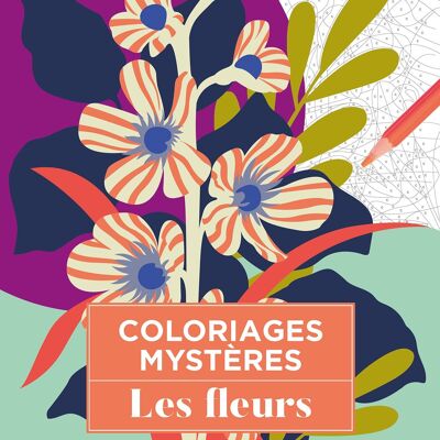 Libro - Páginas misteriosas para colorear - Flores