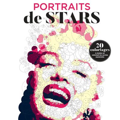 Libro - Colo por números - Retratos de estrellas