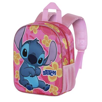 Disney Lilo y Stitch Cute-Mochila 3D Elite, Rosa