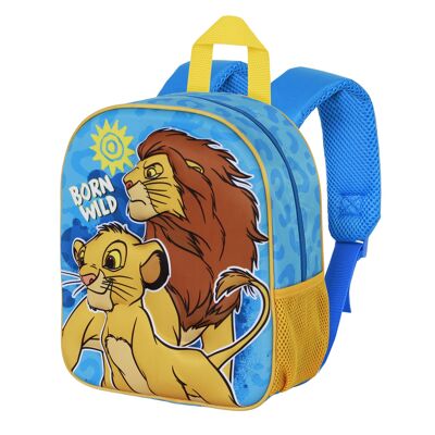 Disney El Rey León Wild-Mochila 3D Elite, Azul