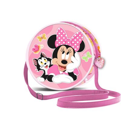 Sac fourre-tout rond Disney Minnie Mouse Kitten, rose