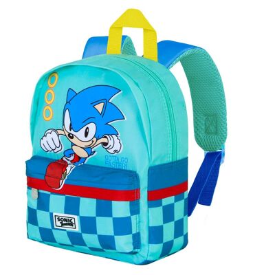 Sonic The Hedgehog - Sac à dos préscolaire SEGA Faster-Joy, bleu