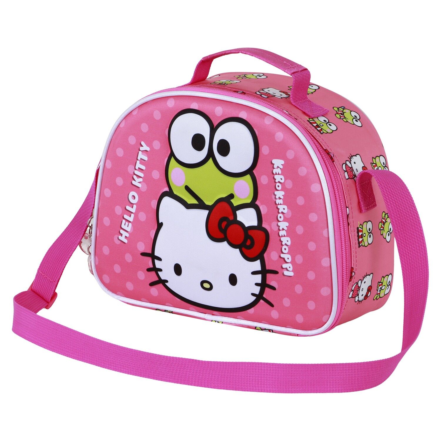 Borsa per il pranzo Sanrio Hello Kitty Funny 3D, rosa
