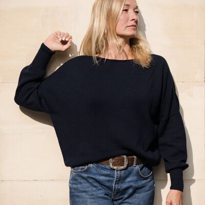 Women's merino wool sweater Made in France "Héléna"