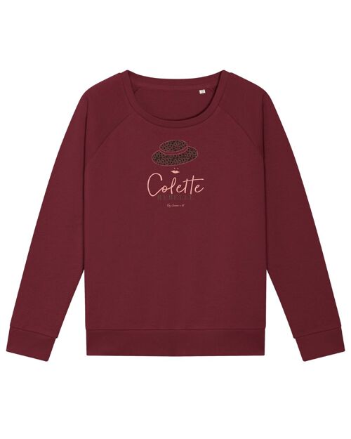 Sweat femme en coton Bio "Colette la rebelle"