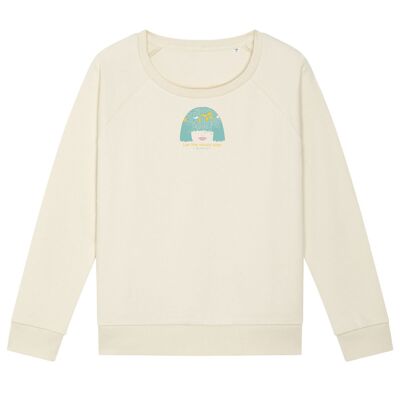 Sweat femme coton Bio "Let the music play"