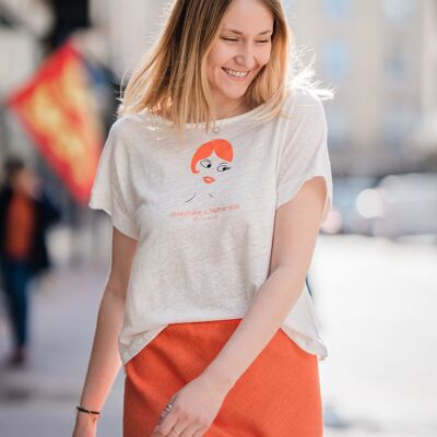 Linen t-shirt Made in France "Josephine"
