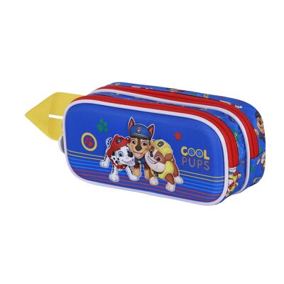 Paw Patrol La Patrulla Canina Cool-Estuche Portatodo 3D Doble, Azul