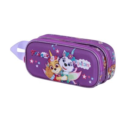 Paw Patrol Magic 3D Astuccio doppio per matite, viola