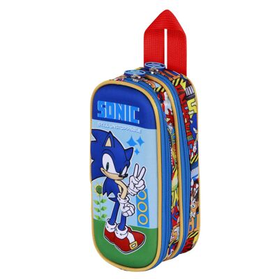 Sonic The Hedgehog - SEGA Unstoppable - Astuccio doppio 3D, blu