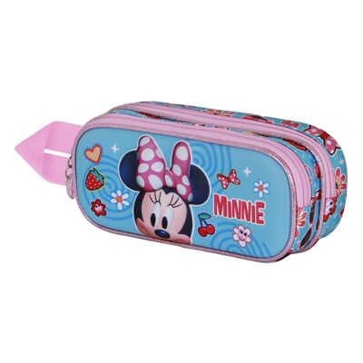 Disney Minnie Mouse Happiness 3D Astuccio Doppio, Blu