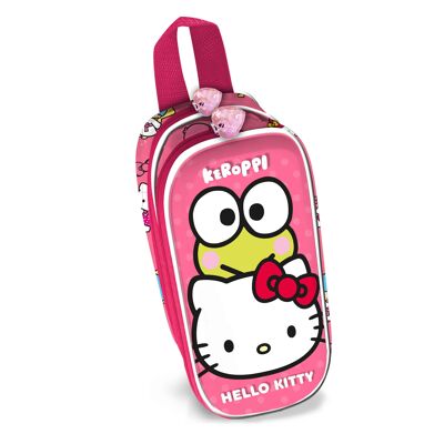 Sanrio Hello Kitty Funny 3D Double Pencil Case, Pink