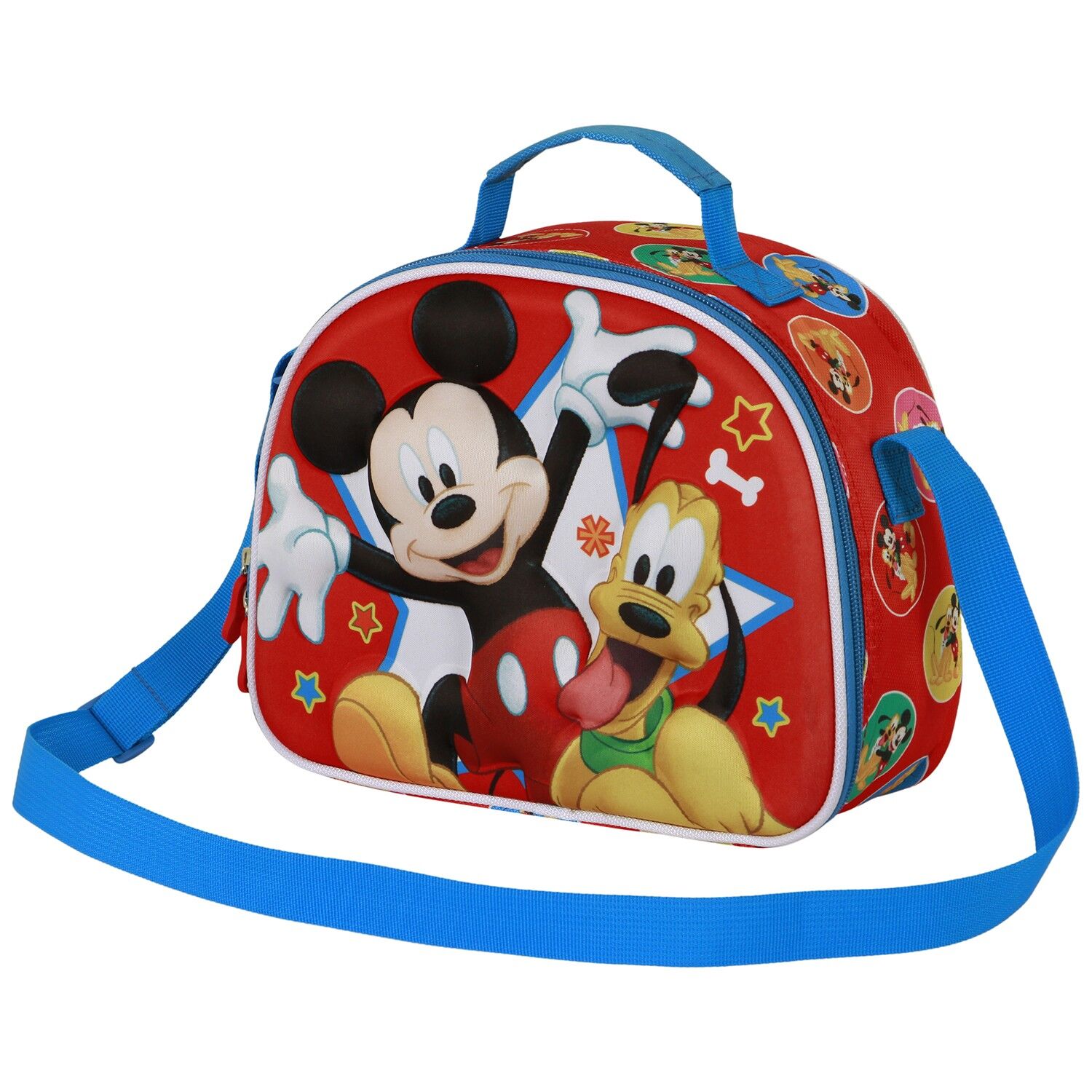 Disney Mickey Mouse Star-3D Lunch Bag, multicolore