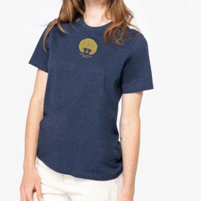 UP upcycled women's t-shirt "Enough is enough"