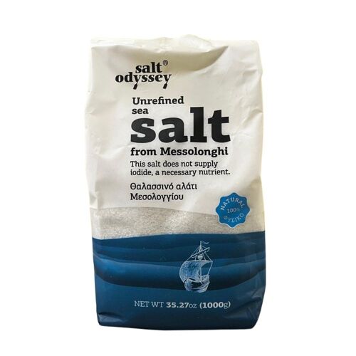 Sel de mer fin - Origine Grèce - 1KG