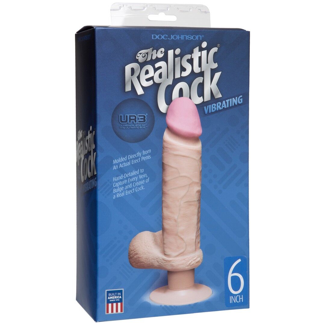 Dildo Vibrante con Bolas - 6 / 15 cm
