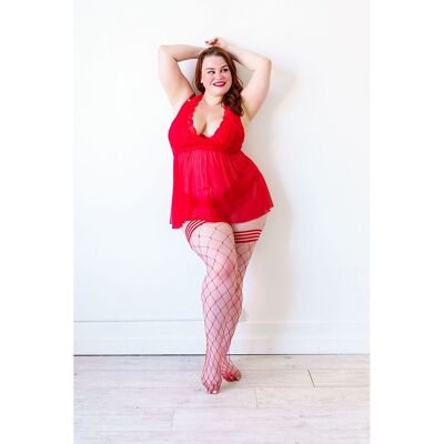 Claudia - Coscia Alta - B - Rosso