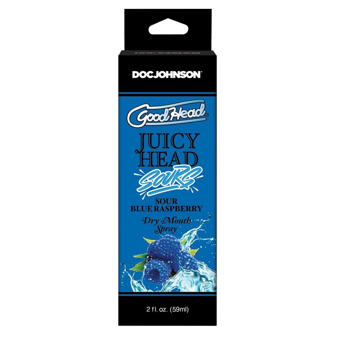 Juicy Head - Dry Mouth Spray - Sour Blue Raspberry - 2 fl oz / 60 ml