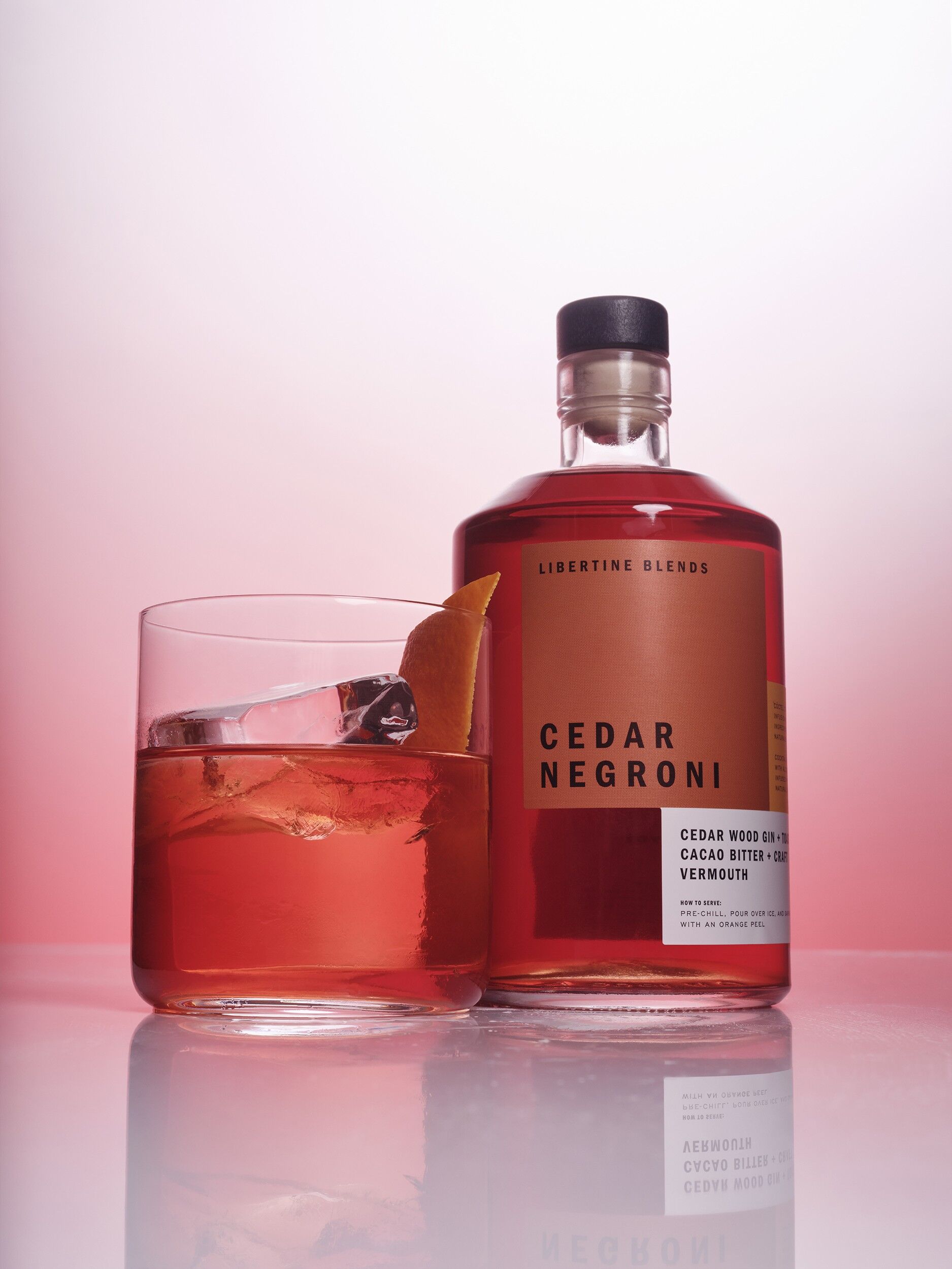 Negroni with Cedar – Bottled Cocktail (500 ml · 5 Servings)