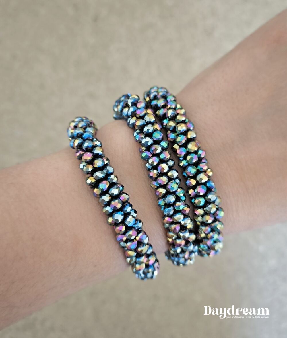 Bracciale elastico - 013 - Verde scarabeo