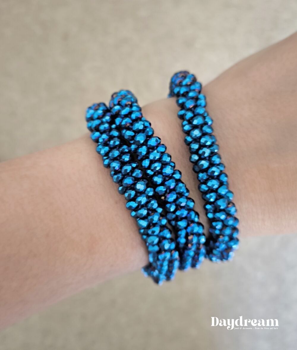 Elastisches Armband - 014 - Superblau