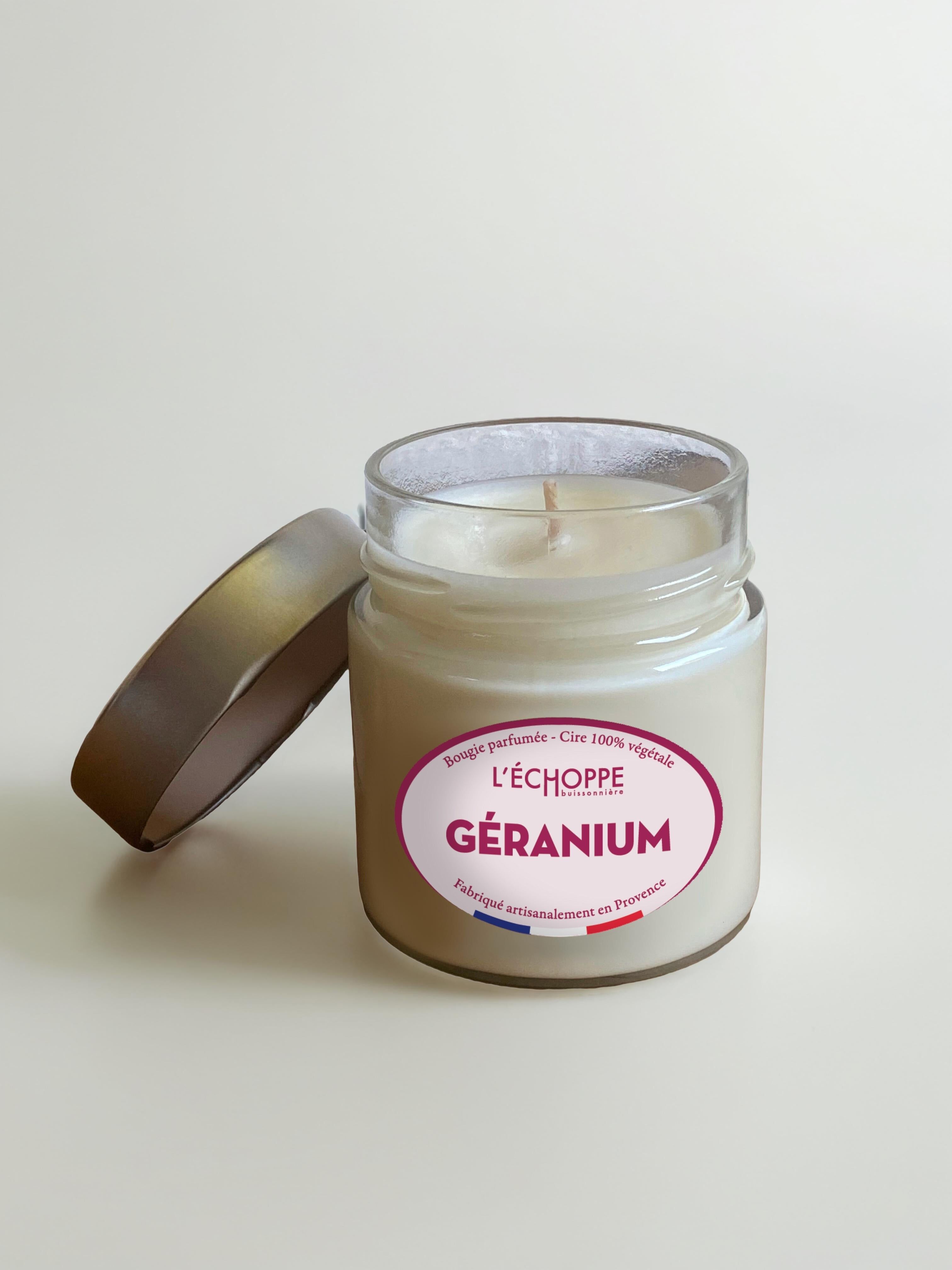 Geranio - Candela profumata 180g