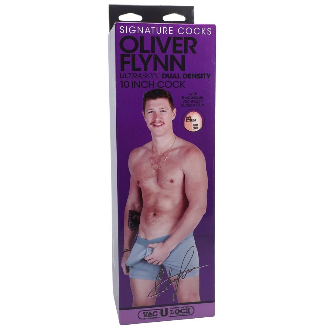 Oliver Flynn - Realistischer ULTRASKYN Dildo - 10 / 25 cm - Vanille