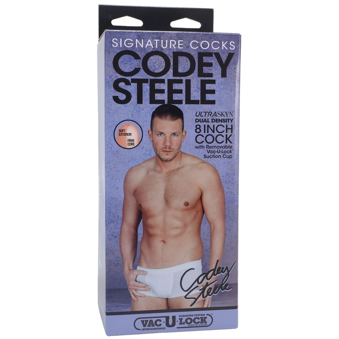 Codey Steele - Realistic ULTRASKYN Dildo - 8 / 20 cm - Vanilla