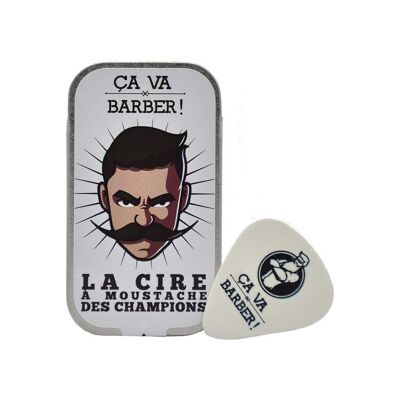 Cera para bigote Champions - Aroma a cuero