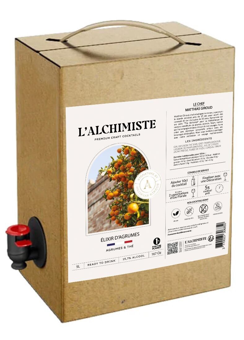 Cocktail Elixir d'Agrumes 5L - 15,7%