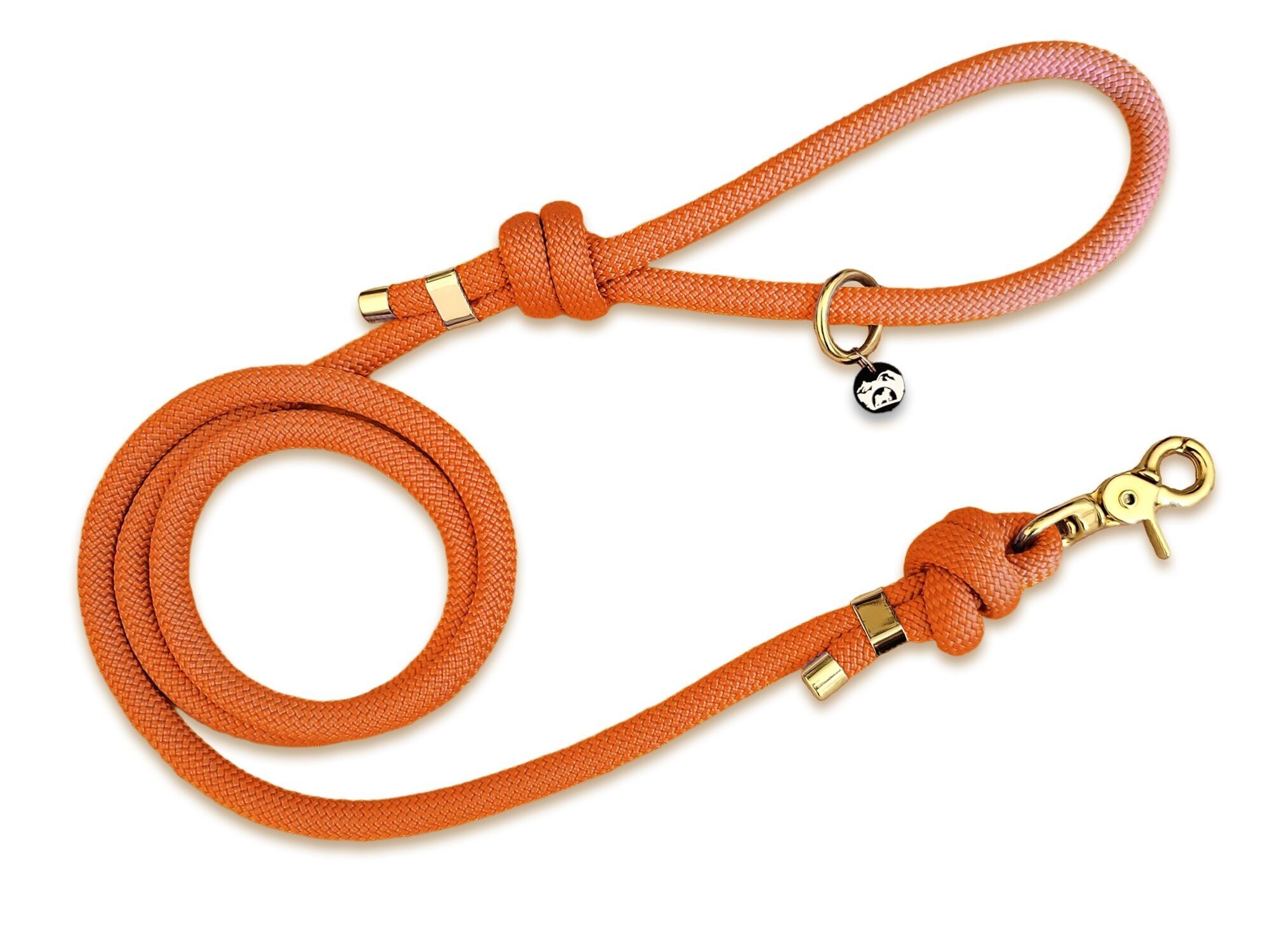 Guinzaglio per cani in corda - Arancione
