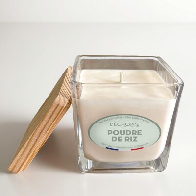 Vela perfumada con polvo de arroz, 190 g