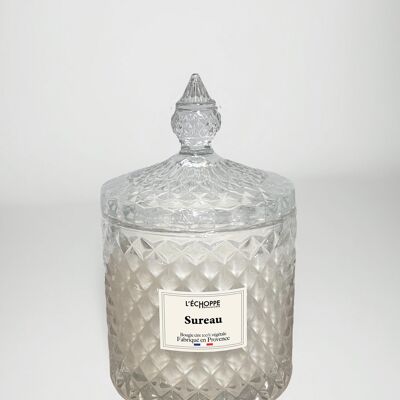 Vela perfumada de saúco 200g - Caja de caramelos DIAMOND