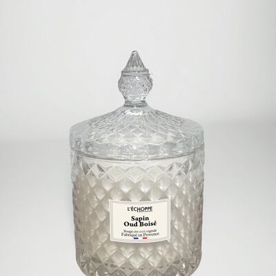 Sapin Oud Boisé - Candela profumata 200g - Scatola di caramelle DIAMOND