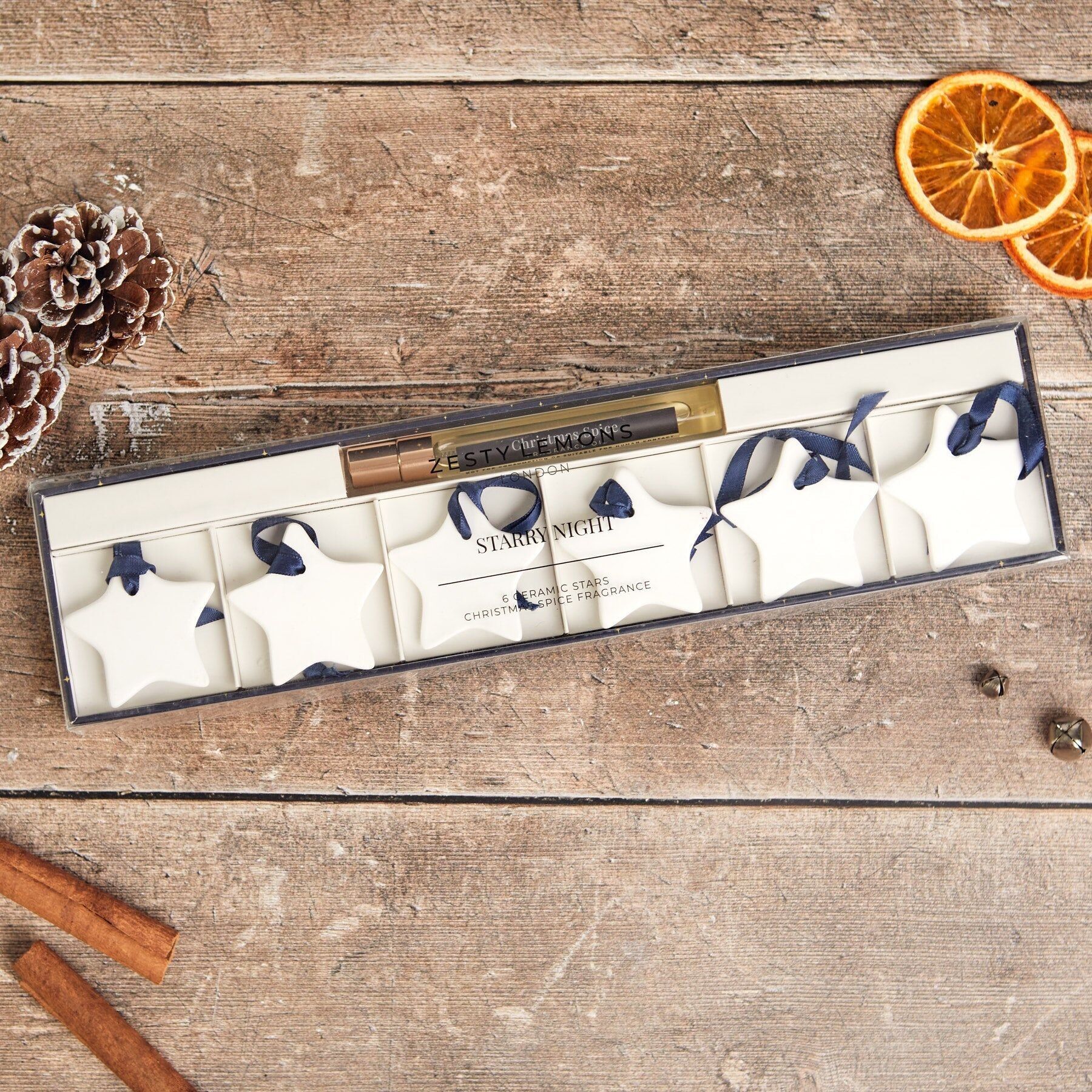 Notte stellata: Ceramiche profumate alle stelle (scatola da 6)