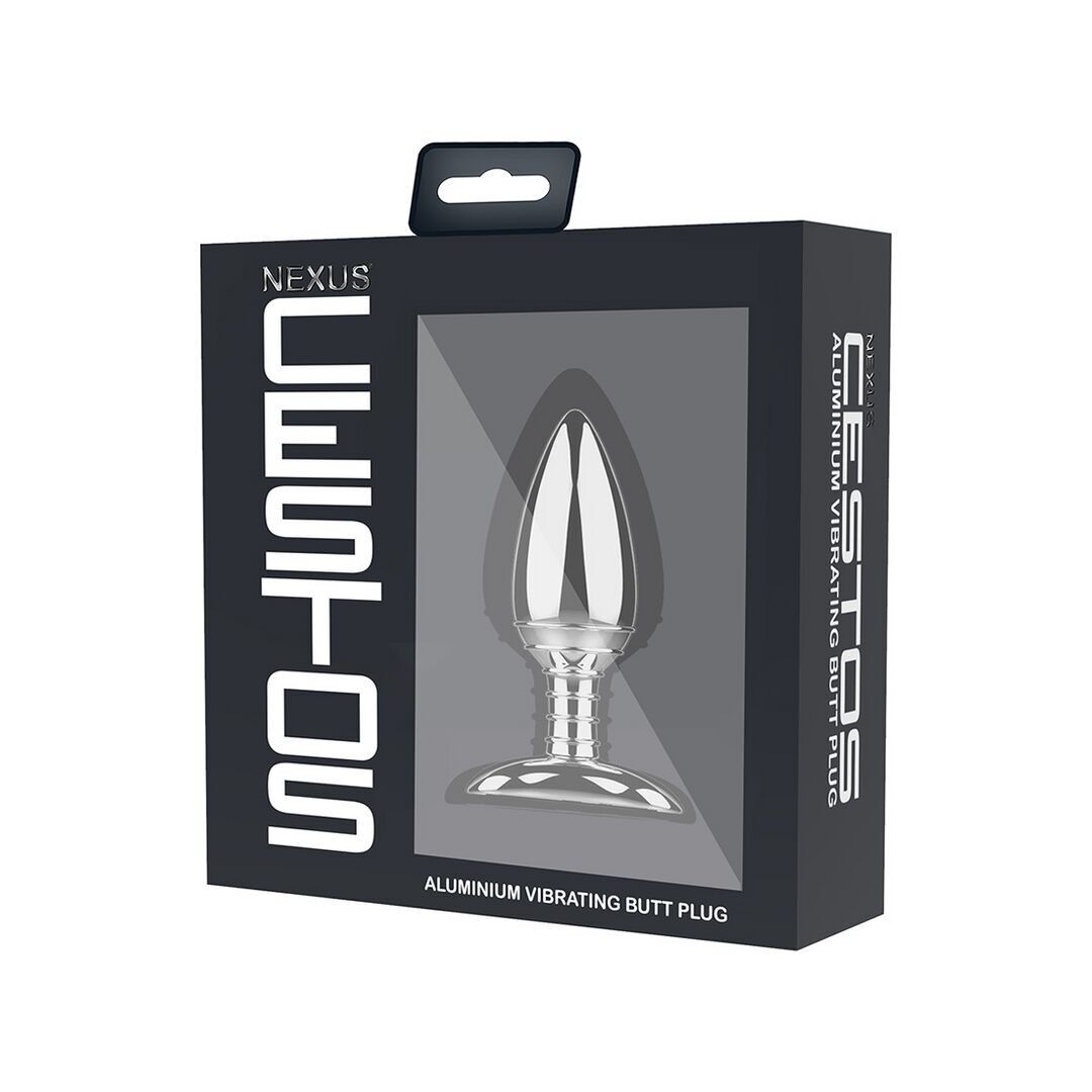 Cestini - Plug anale vibrante in alluminio con telecomando