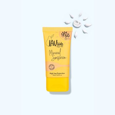 Lav Kids Skincare di Miss Nella SPF 50 Protezione solare minerale
