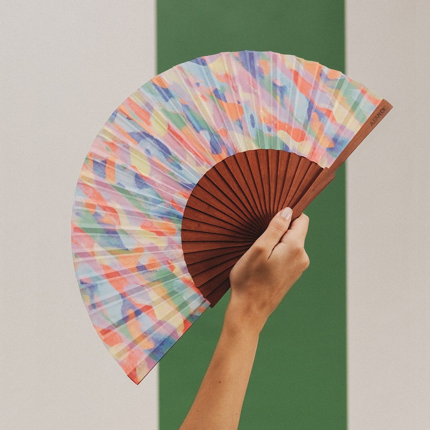 COLLAGE CROMATICO Ventaglio - 23 cm - Multicolore