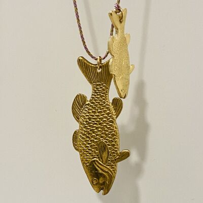 Collar dúo de peces dorados - Pacifica (CAT95DUO)