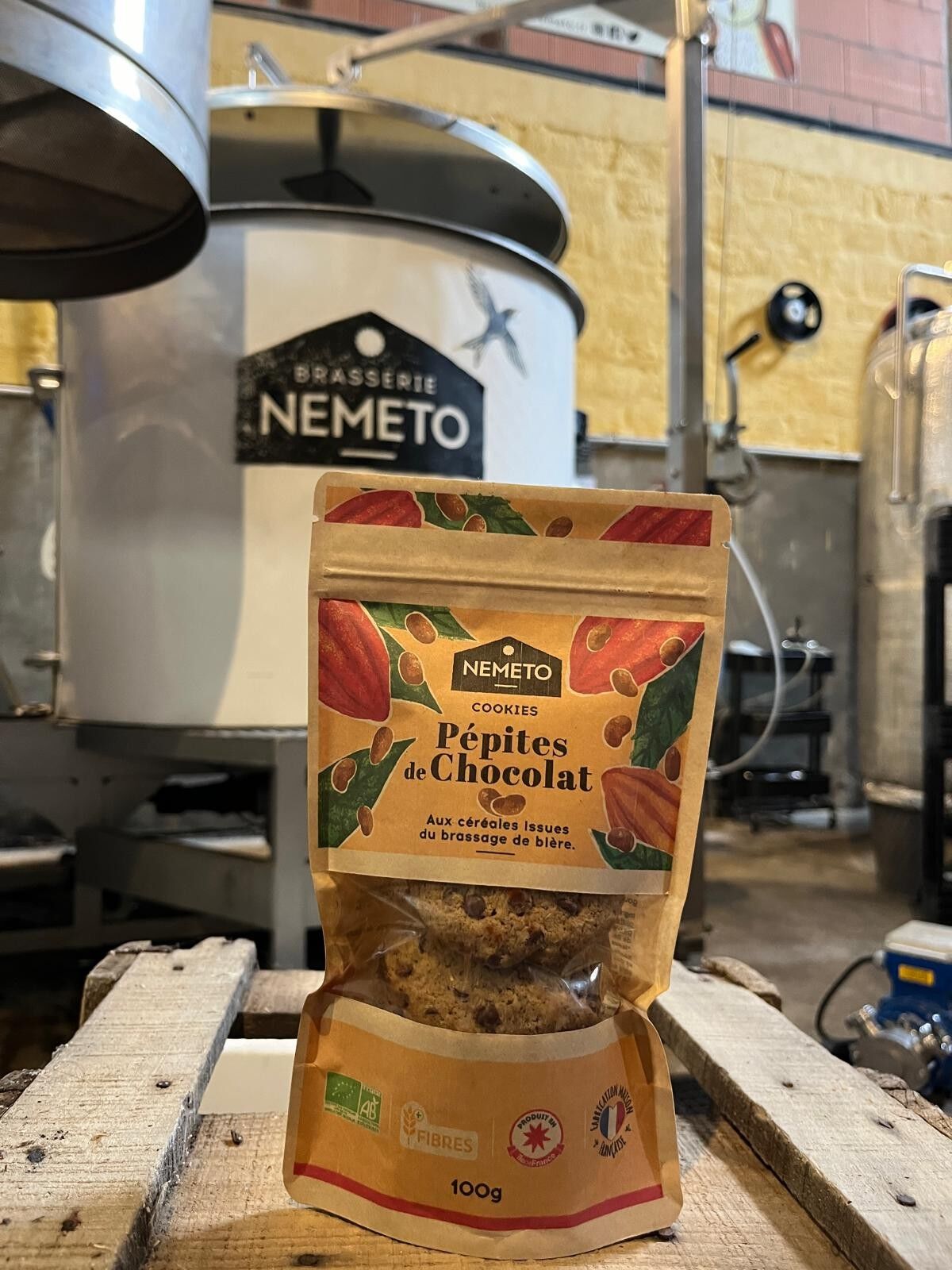 Galletas con chispas de chocolate negro