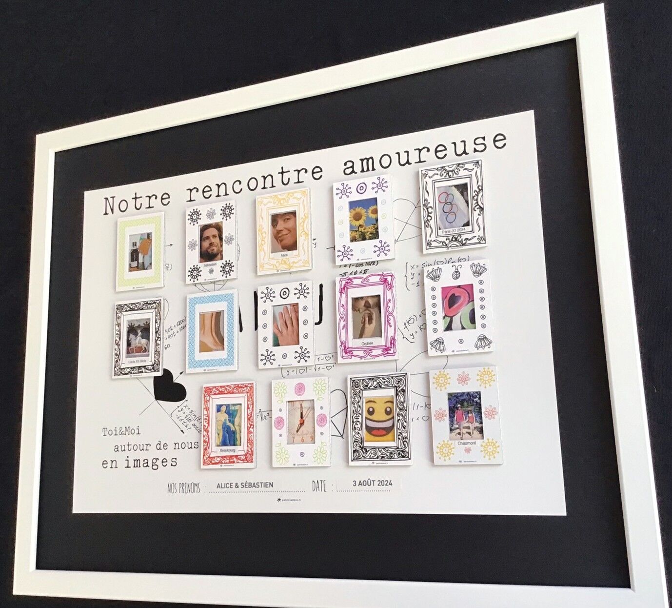 POSTER + 14 RAHMEN: Unsere romantische Begegnung