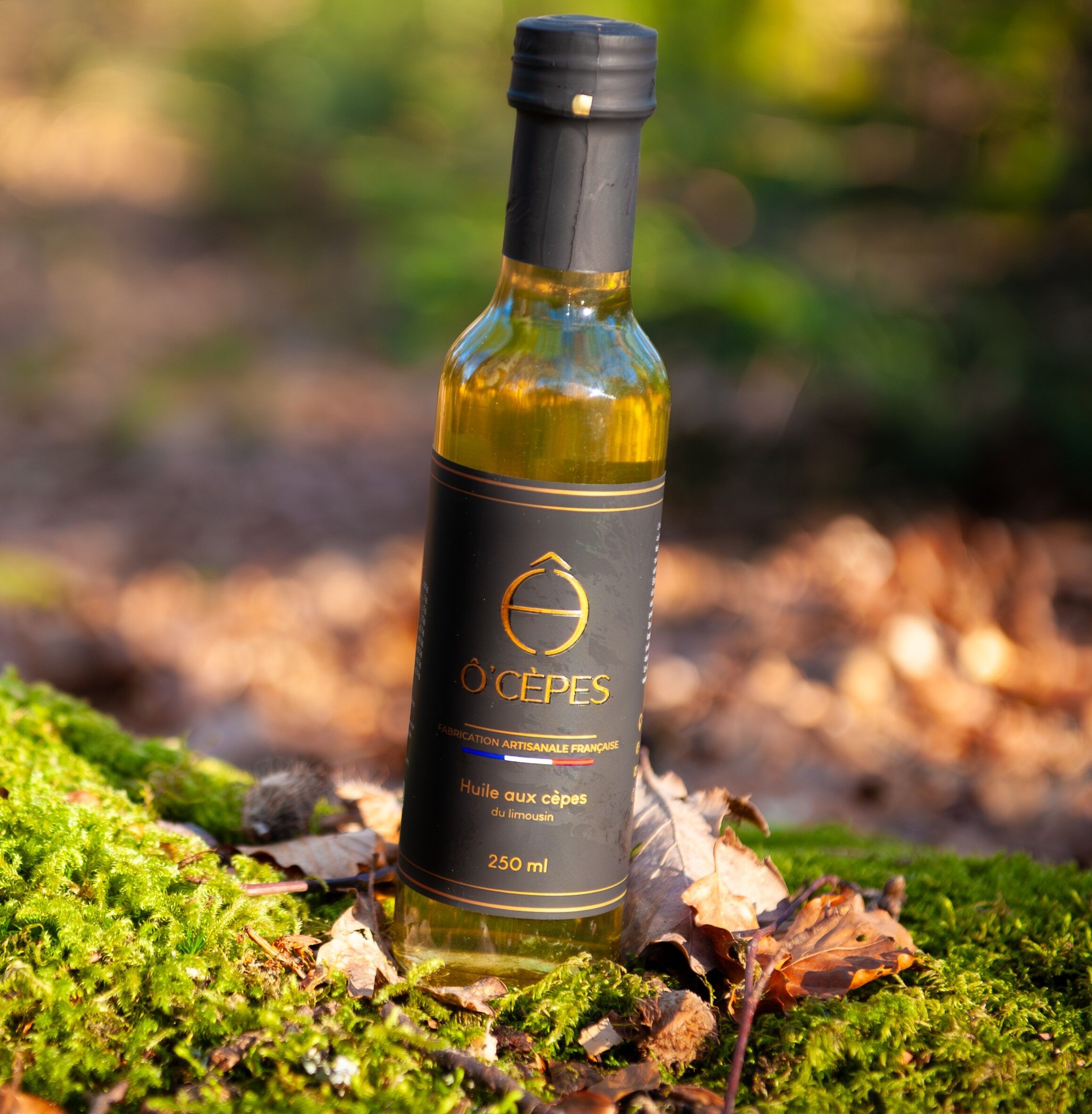 Olio alimentare aromatizzato ai funghi porcini 25 CL, vinaccioli, tartufi