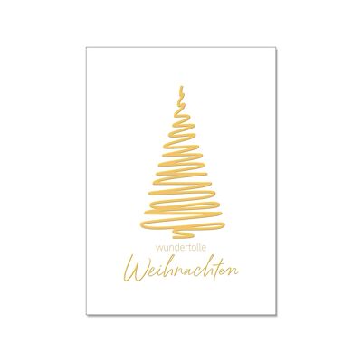 Cartolina alta, WUNDERTOLLE CHRISTMAS