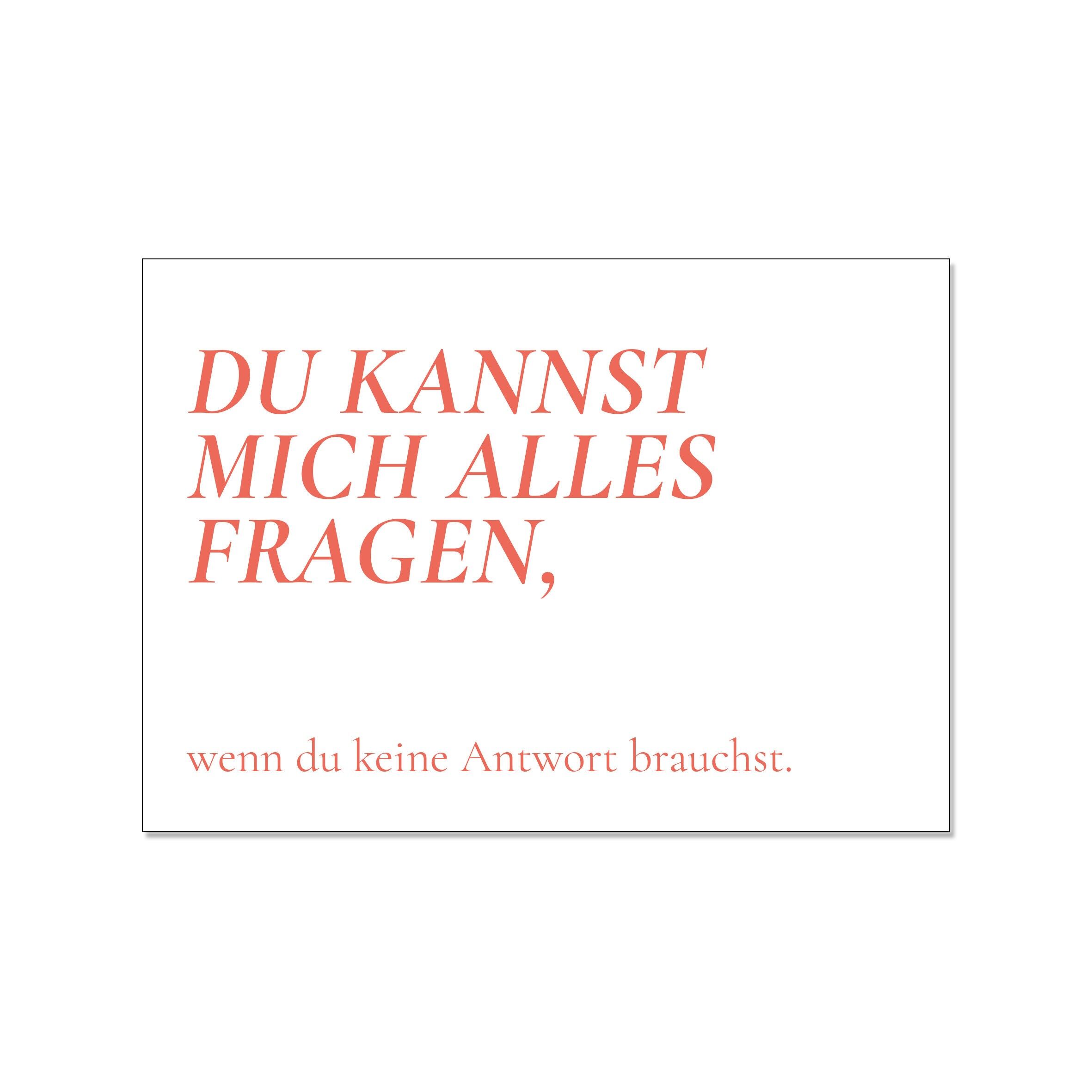 Paesaggio da cartolina, puoi chiedermi qualsiasi cosa se non hai bisogno di una risposta