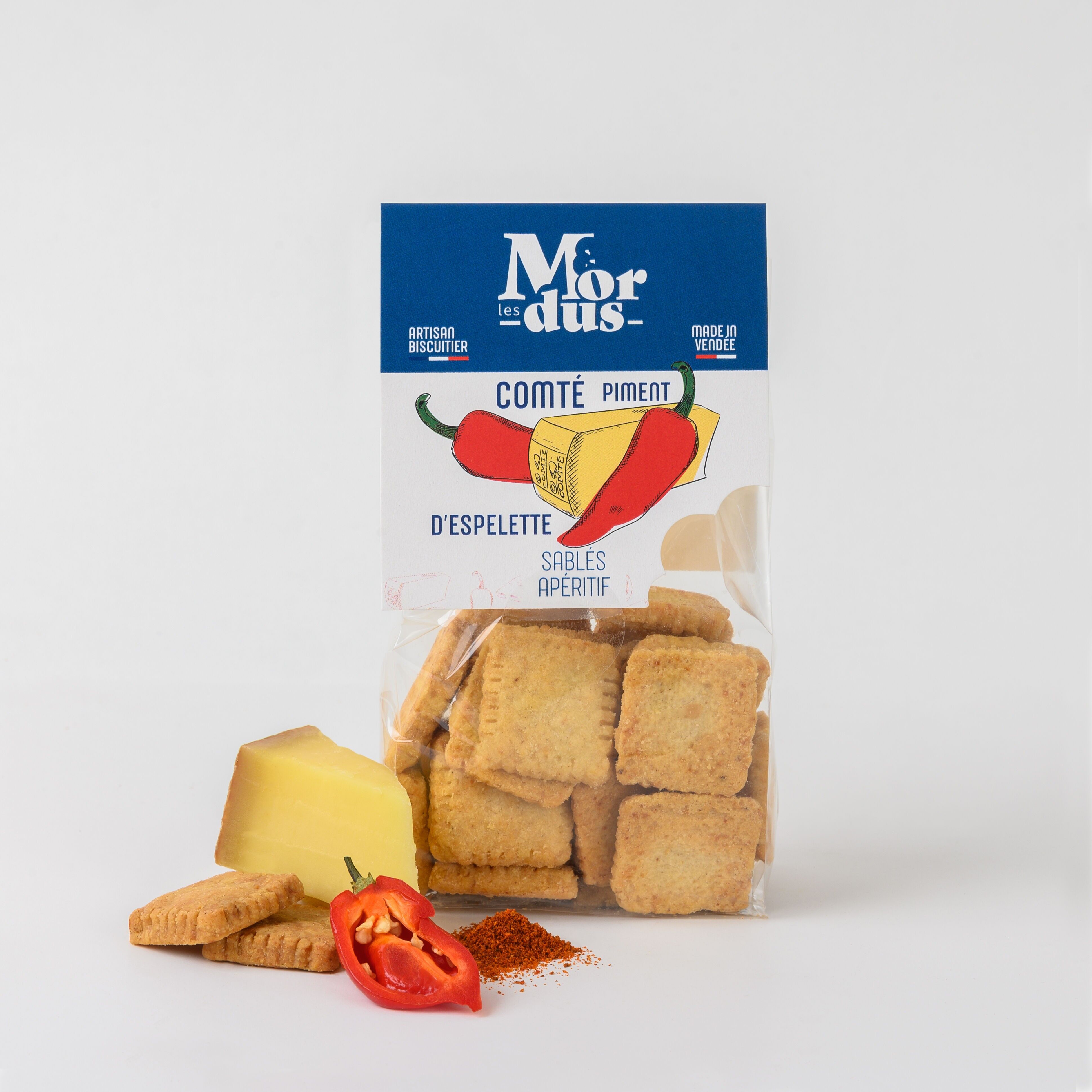 Sablés apéritifs Comté & Piment d'Espelette 100g