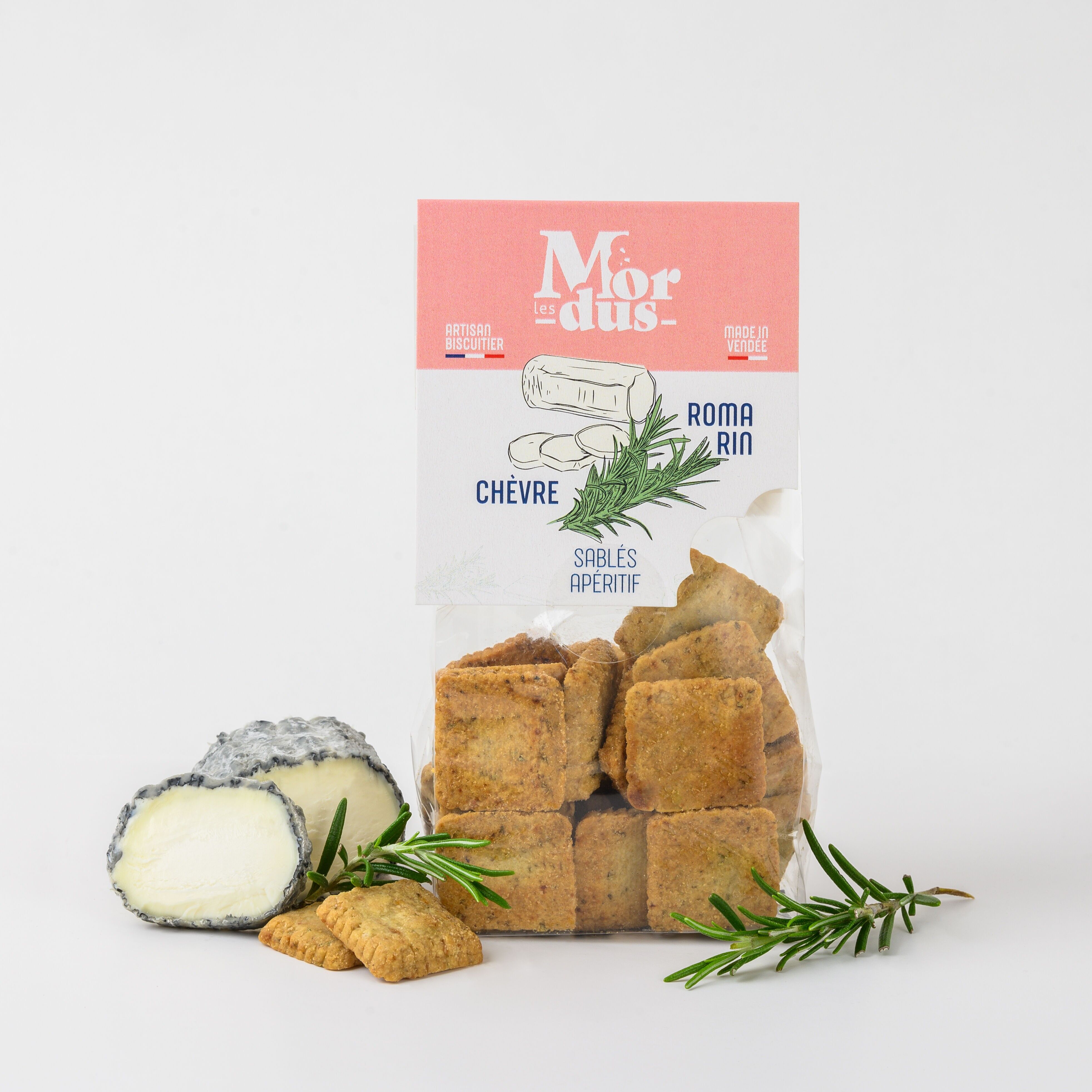 Goat Cheese & Rosemary Aperitif Shortbread 100g